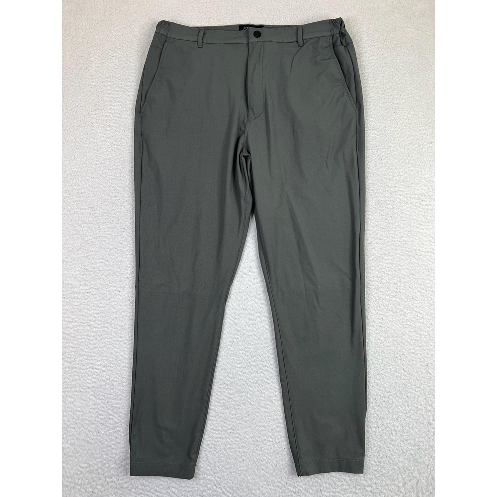 Cuts Jogger Pants Mens 2XL Olive Green Performance Stretch Elastic Cuffs Golf